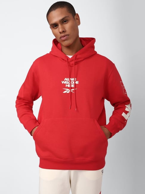 Reebok hoodie store red