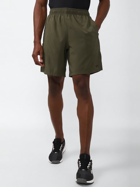 Reebok Green Regular Fit Shorts-image-31