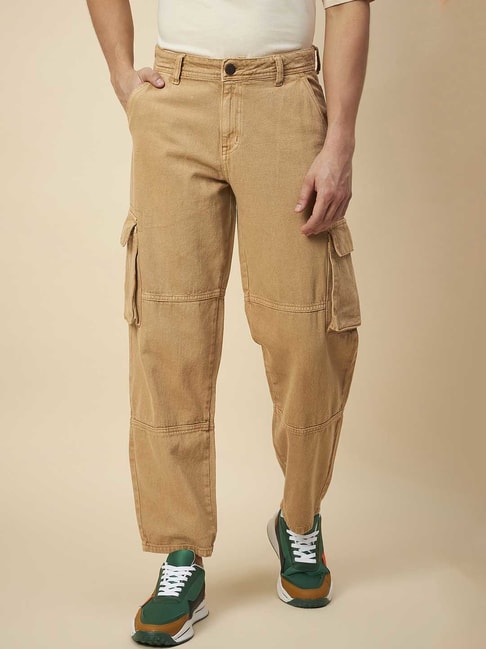 Buy Brown Trousers & Pants for Men by GABON Online | Ajio.com