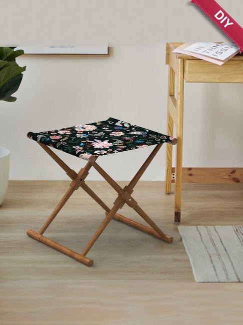 Fabric folding clearance stool