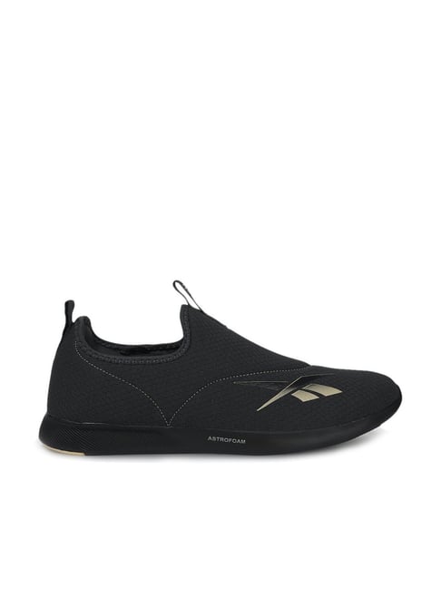 Reebok mens cheap black walking shoes