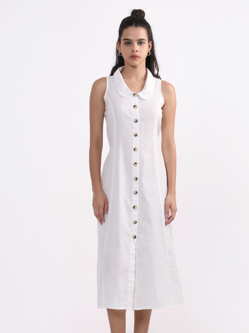 Plain white clearance sundress