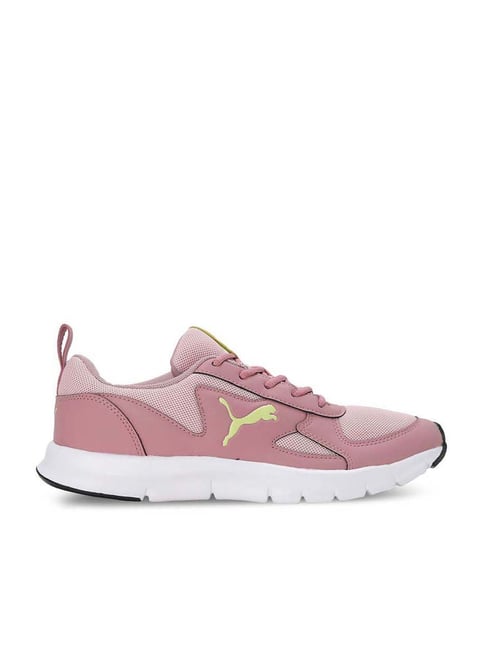 Puma Kids Runner V2 Pink Lace Up Shoes-picture-33