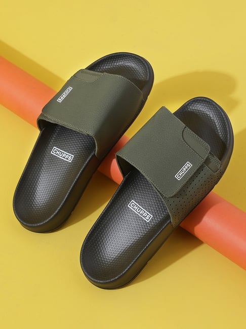 Chupps Men s Olive Slides