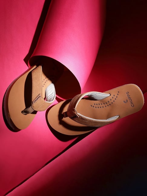 Chupps Men's Brown Flip Flops-picture-43