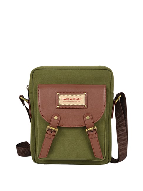 CROSSBODY BAG WITH FLAP - Dark tan