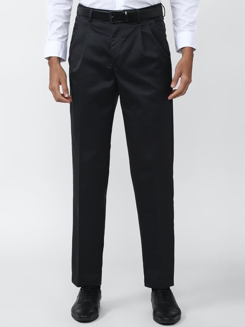PETER ENGLAND Slim Fit Men Black Trousers  Buy PETER ENGLAND Slim Fit Men  Black Trousers Online at Best Prices in India  Flipkartcom