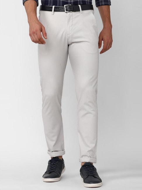 Buy Peter England Men's Slim Casual Pants (PCTFISSFZ90835_Cream at Amazon.in