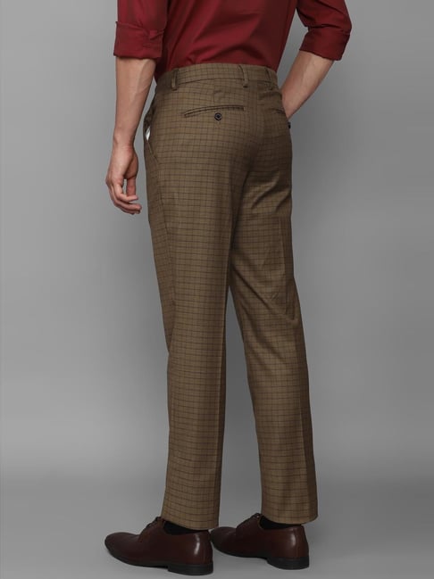 Acne Studios Brown and Beige Plaid Trousers Acne Studios
