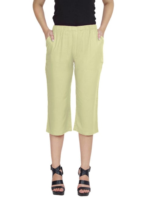 Buy Green Ankle Length Pants Online  W for Woman