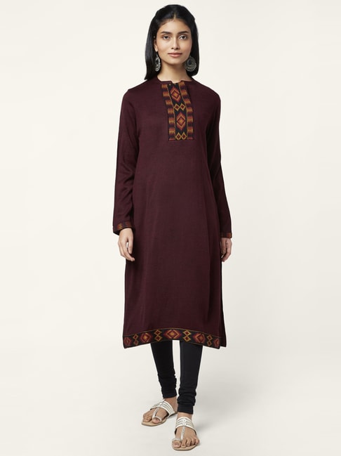 Buy online Striped Straight Kurta from Kurta Kurtis for Women by Rangmanch  By Pantaloons for ₹559 at 20% off | 2024 Limeroad.com
