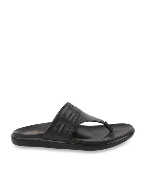 MediFeet Men's Dashey Black Thong Sandals-picture-13