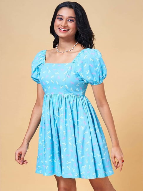 Pantaloons deals blue dress