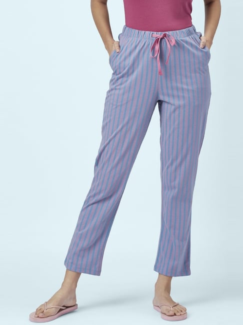 Cotton discount striped pajamas