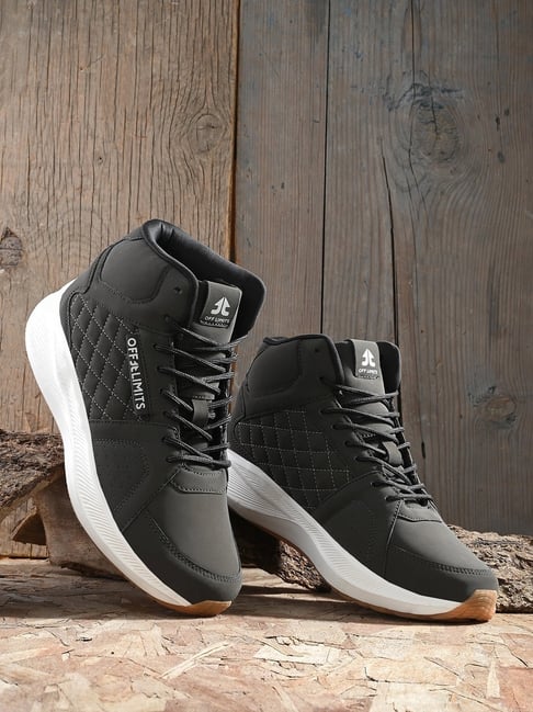High Top Short Shoes For Men Buy OFF LIMITS Men's Grey Running