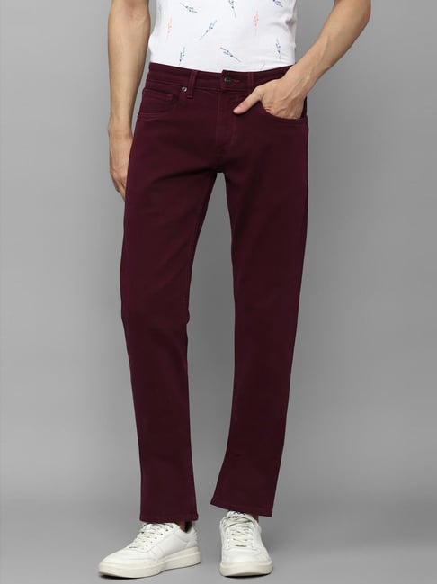 New Look skinny fit suit pants in burgundy  ASOS