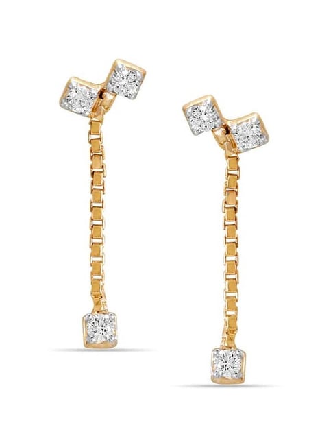 Buy Mia by Tanishq Luminous Splendor 14k Gold Earrings Online At Best Price  @ Tata CLiQ