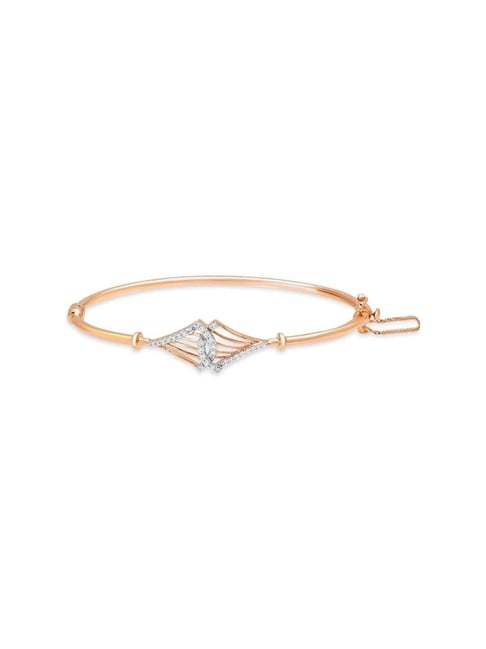 Mia by Tanishq 14k (585) Rose Gold, Diamond and Diamond Bracelet for Women  : Amazon.in: Fashion