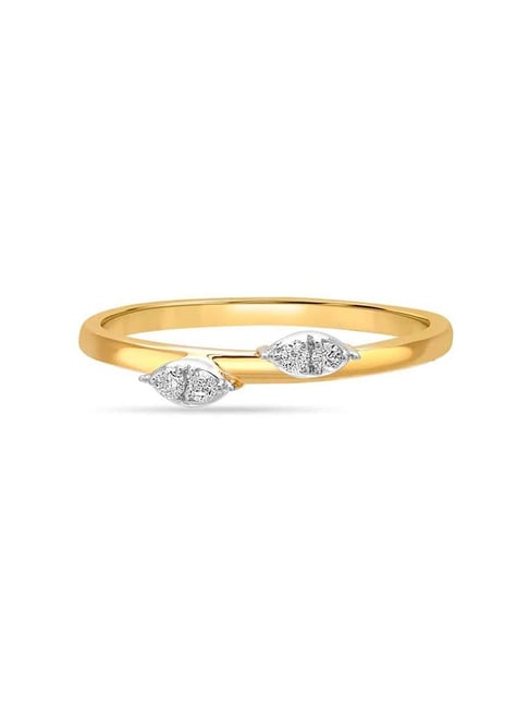 Buy Mia by Tanishq 14k (585) Yellow Gold and Diamond Ring for Women at  Amazon.in