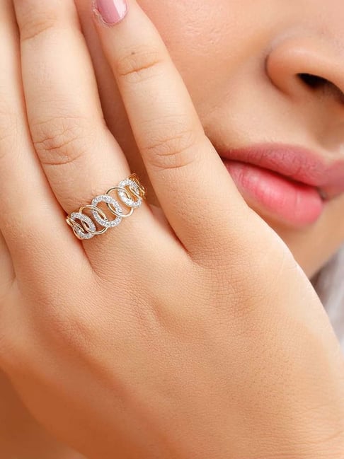 Cartier Love Ring 3 Diamonds 18K White Gold Size 54 US 6.75 - Walmart.com