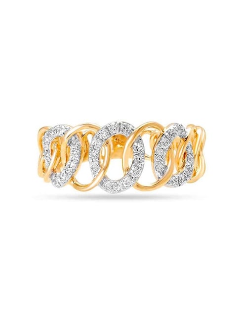 Gold Finish Pearl Floral Ring Design by Moh-Maya by Disha Khatri at  Pernia's Pop Up Shop 2024