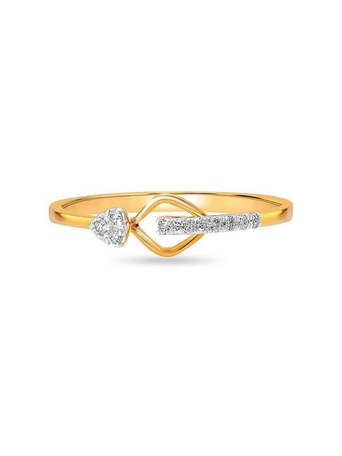 Buy Elegant Swirling Diamond Ring at Best Price | Tanishq UAE