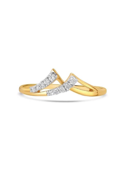 Buy Star Crest Yellow Gold Diamond-Studded Ring Online at Best Prices in  India - JioMart.