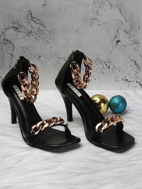 Buy Inc 5 Ankle Looped Open Toe Stiletto Heels - Heels for Women 25832626 |  Myntra