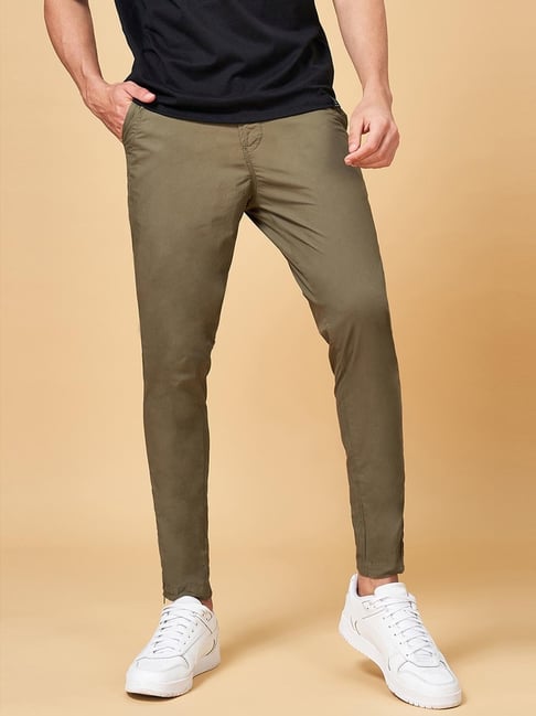 Regular Fit Custom Color Mens Plain Cotton Formal Pant Manufacturer Flat  Trousers