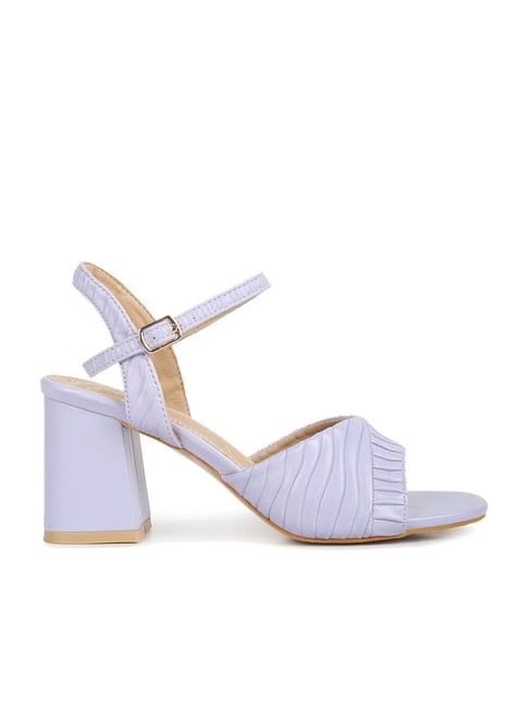 London Rag Women's Lilac Ankle Strap Sandals-picture-48