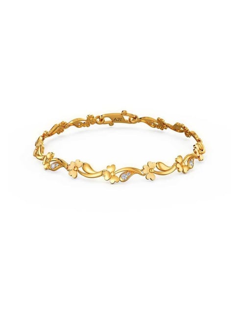 Chain Womens Gold Bangles Buy Joyalukkas Gold 22K Floral