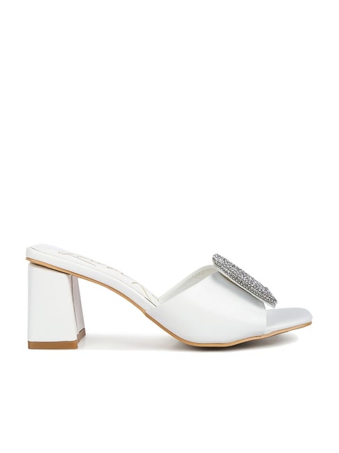 London Rag Women's White Casual Sandals-picture-30