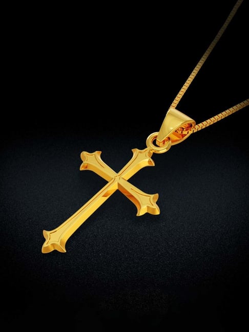 joyalukkas Golden Sharp Edged Holy Cross-picture-21