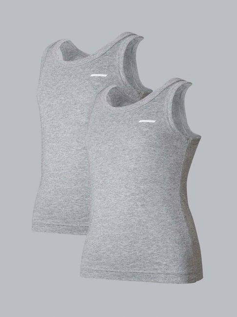 Buy Van Heusen Kids Grey Cotton Vest for Boys Clothing Online