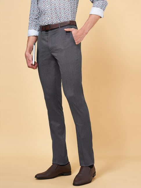 Peregrine by Pantaloons Slim Fit Men Dark Blue Trousers - Buy Peregrine by  Pantaloons Slim Fit Men Dark Blue Trousers Online at Best Prices in India |  Flipkart.com