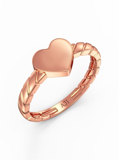 Joyalukkas Yuva Collection Soft Heart 14k Gold Casual Ring for Women-picture-34