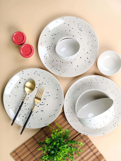 VarEesha White Ceramic 10 Pcs Dinner Set-picture-44