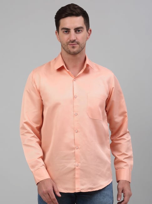 Jainish Orange Regular Fit Shirt-picture-22