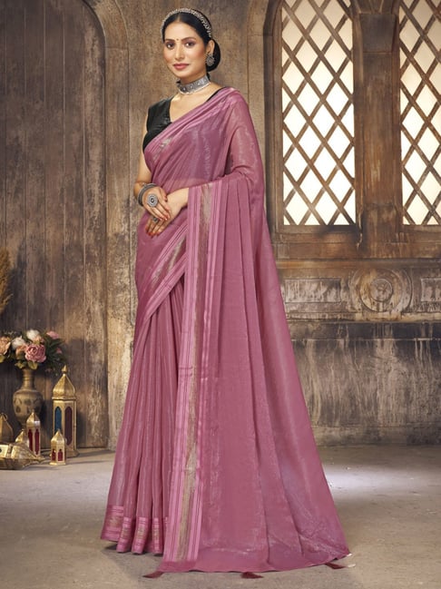 Stylish Mauve Purple Organza Saree Beautiful Plain Party Wear Sari  Bollywood Designer Wedding Saree for Women Gift for Her Fancy Saree - Etsy