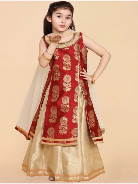 Party Wear Kids Kurti With Lehenga at Rs 1500/pieces in Delhi | ID:  5653613348