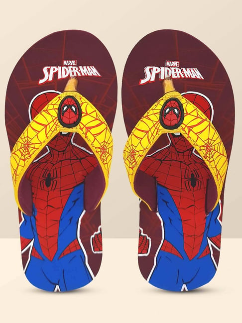 Boys spiderman 2025 flip flops