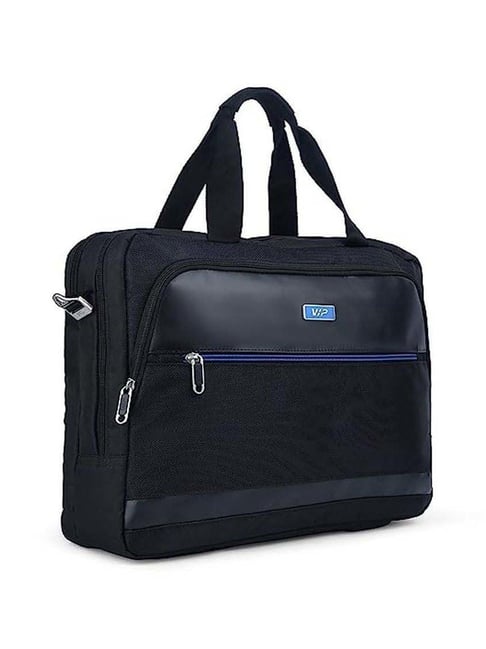 Buy VIP Giga Dg Black Solid Medium Laptop Messenger Bag Online At