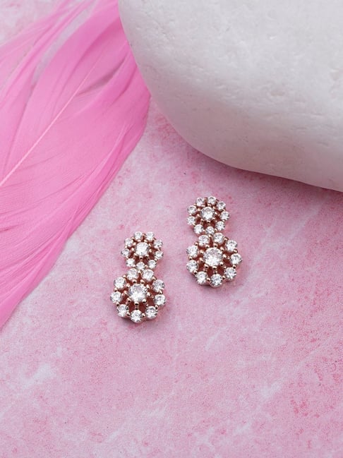 Flower Stud Earrings Forever 21 Buy Zavya Sterling Silver Stud