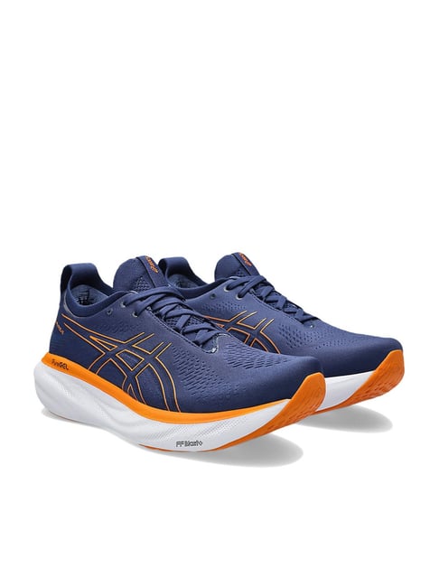 Buy Asics Men's GEL-Nimbus 25 Navy Running Shoes for Men at Best