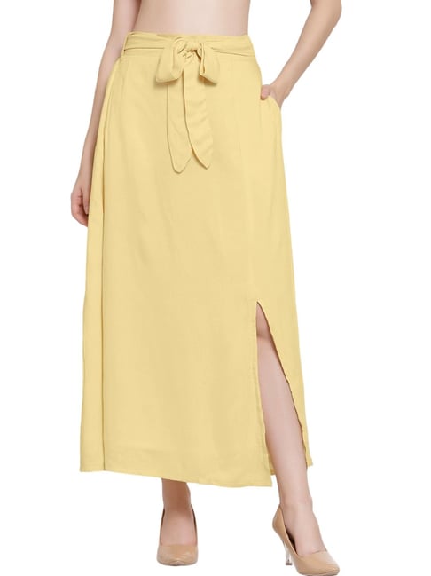 Buy Yellow Skirts & Ghagras for Women by Studiorasa Online | Ajio.com