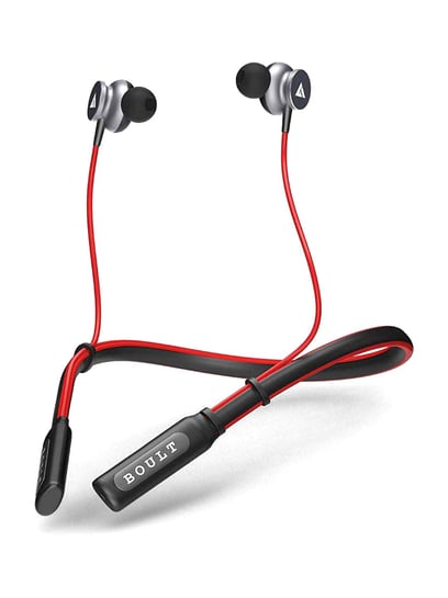 Buy Boult Audio ProBass Curve Bluetooth Earphones with Mic Red