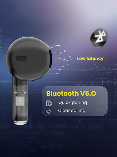 Buy Hammer KO Mini TWS Bluetooth Earbuds with Upto 18H Playtime