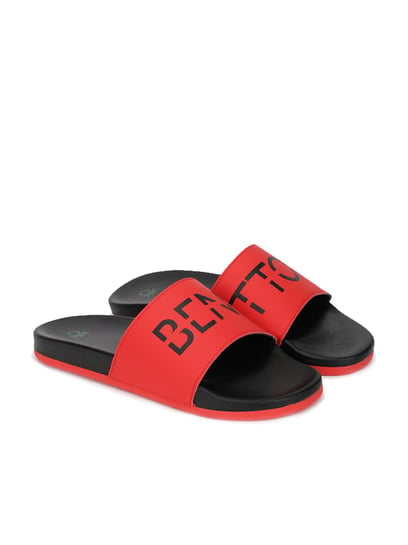 Ferragamo discount slides red