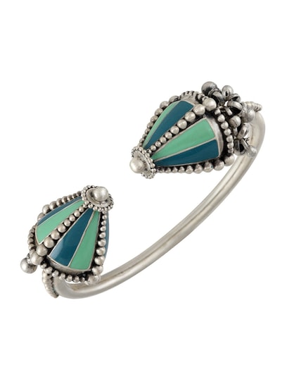 Vintage Zuni Sterling Silver Petit Point Turquoise Rosette Bracelet -  Yourgreatfinds