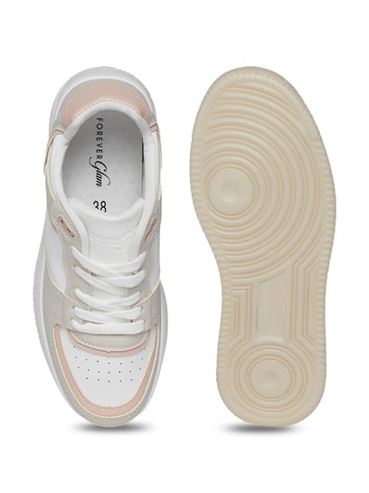 Buy Forever Glam by Pantaloons Women's Off White Sneakers for Women at Best  Price @ Tata CLiQ